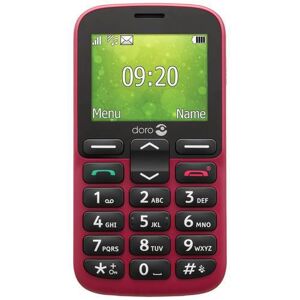 Doro 1380 Dual-SIM-Handy Rot Doro