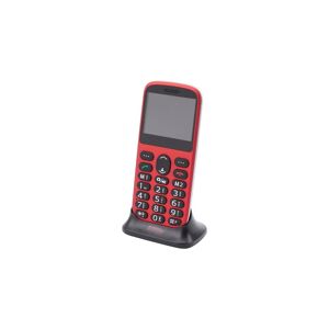 Olympia SUN Komfort Senioren Mobiltelefon mit Großtasten und großem Farb-LC-Display rot Olympia