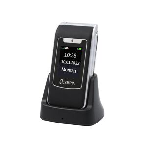 Olympia Style Duo 4G Senioren Mobiltelefon große Tasten Klapphandy schwarz Olympia