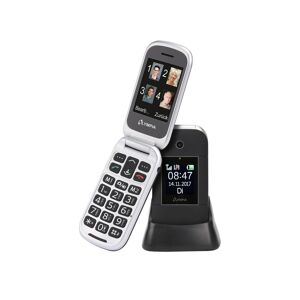 Olympia Janus Senioren Mobiltelefon, große Tasten und Farbdisplay, Schwarz Olympia