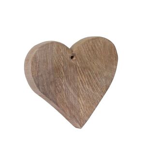 Holzherz mit Lochbohrung von WMG WMG