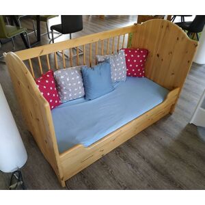 Dahlhaus Kindersofa mit Bettkasten – massive Kiefer natur lackiert Dahlhaus