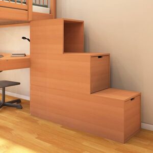 Dahlhaus Treppe mit Schubladen für Hochbett / Etagenbett – Buche Dahlhaus