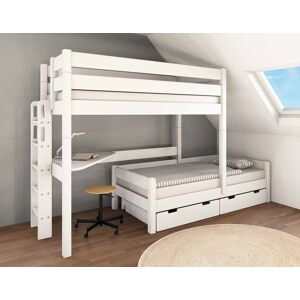 Dahlhaus Etagenbett Stockholm 5-L2 – für Dachschräge – Buche Dahlhaus
