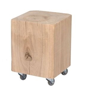 Dahlhaus Eichehocker /-tisch auf Rollen von WMG Dahlhaus