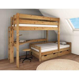 Dahlhaus Etagenbett Stockholm 5-L2 – für Dachschräge – Kiefer Dahlhaus
