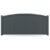 GARDENGATE Zaun, Aluminium, Anthrazit, Modell Hannover, flexible Befestigungssysteme, Zaunelement individuell konfigurierbar GARDENGATE