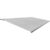 fensterversand.com Markise 5×3,5 m, Gelenkarmmarkise ohne Kassette, Stoff Hellgrau, ohne Volant, Kurbel-Antrieb, 3500 x 5000 mm, individuell konfigurieren fensterversand.com