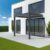 fensterversand.com Pergola 3×2 m, Anbaupergola aus Aluminium, 2 Pfosten, Anthrazitgrau RAL 7016, 3000×2000 mm oder nach Maß fensterversand.com
