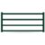 GARDENGATE Zaun, Aluminium, Moosgrün RAL 6005, Modell Hamburg, flexible Befestigungssysteme, Zaunelement individuell konfigurierbar GARDENGATE