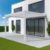 fensterversand.com Pergola Weiß, Anbaupergola aus Aluminium, Lamellendach, 2 Pfosten, Verkehrsweiß RAL 9016, 1000×1600 mm oder nach Maß fensterversand.com