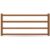 GARDENGATE Zaun, Aluminium, Holzoptik Braun, Golden Oak Dekor, Modell Hamburg, flexible Befestigungssysteme, Zaunelement individuell konfigurierbar GARDENGATE