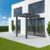 fensterversand.com Pergola 2×2 m, Anbaupergola aus Aluminium, 2 Pfosten, Anthrazitgrau RAL 7016, 2000×2000 mm oder nach Maß fensterversand.com