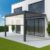 fensterversand.com Pergola mit Wind- und Regensensor, Anbaupergola, Aluminium, Gestell Anthrazit, Zip-Screen vorne Weiß, 1000×1600 mm, individuell konfigurieren fensterversand.com