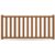 GARDENGATE Zaun, Aluminium, Holzoptik Braun, Golden Oak Dekor, Modell Stuttgart, flexible Befestigungssysteme, Zaunelement individuell konfigurierbar GARDENGATE