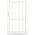 GARDENGATE Gartentor, Weiß RAL 9016, Einzeltor, Modell Essen, Aluminium, Weiß, flexible Befestigungssysteme, individuell konfigurierbar GARDENGATE