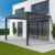 fensterversand.com Pergola 4×3 m, Anbaupergola aus Aluminium, 2 Pfosten, Anthrazitgrau RAL 7016, 4000×3000 mm oder nach Maß fensterversand.com