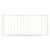 GARDENGATE Zaun, Aluminium, Weiß RAL 9016, Modell Cottbus, flexible Befestigungssysteme, Zaunelement individuell konfigurierbar GARDENGATE