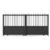 GARDENGATE Gartentor Einfahrt, Schiebetor, Modell Duisburg, Aluminium, Anthrazit, flexible Befestigungssysteme, individuell konfigurierbar GARDENGATE