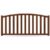 GARDENGATE Zaun, Aluminium, Rostoptik, Rostrot Metall-Effekt, Modell Essen, flexible Befestigungssysteme, Zaunelement individuell konfigurierbar GARDENGATE