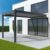 fensterversand.com Pergola 3×4 m, elektrisch, mit Motor, Anbaupergola aus Aluminium, Anthrazitgrau RAL 7016, 3000×4000 mm fensterversand.com