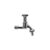 ASW Auslaufventil 422607 1/2″, Messing glanz verchromt, Steckschlüssel, Schlauchverschraubung ASW