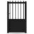GARDENGATE Gartentor, Tiefschwarz RAL 9005, Einzeltor, Modell Duisburg, Aluminium, Weiß, flexible Befestigungssysteme, individuell konfigurierbar GARDENGATE